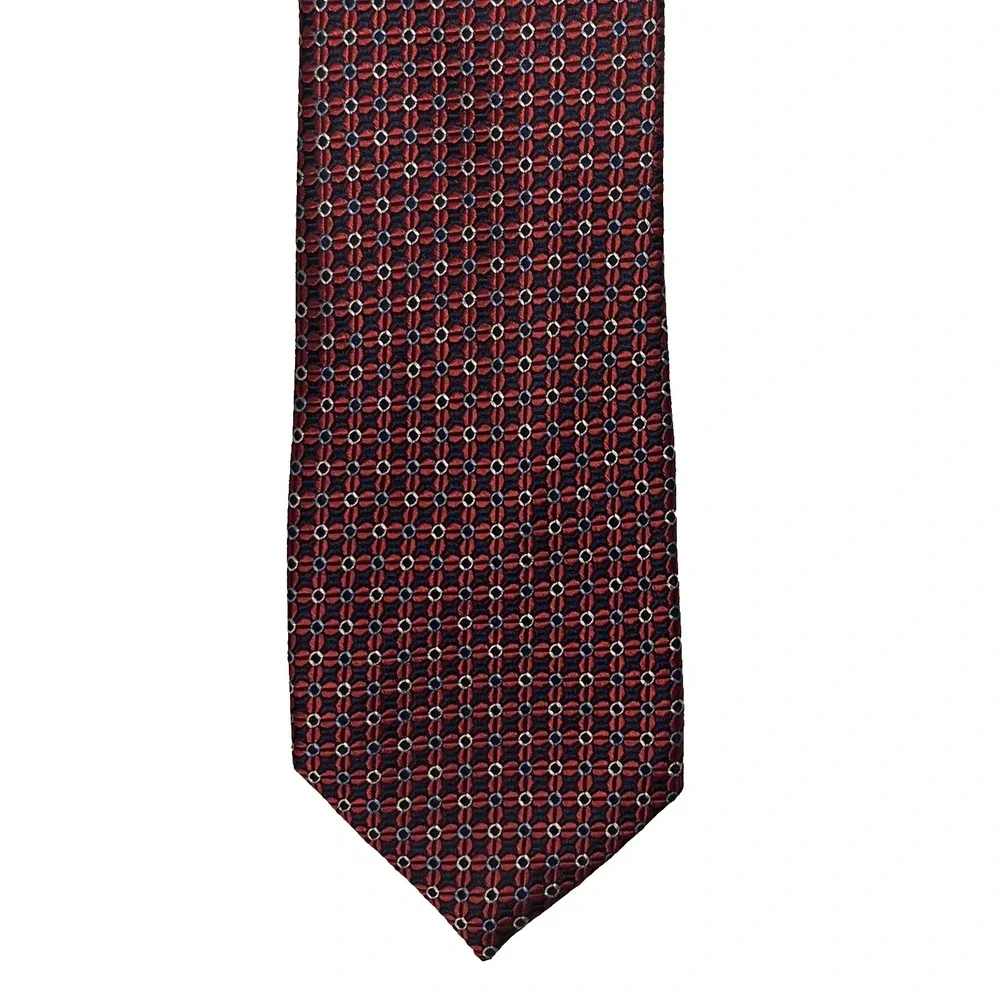 Jos A Bank Reserve Tie‎ Men's Classic Silk Geometric Pattern Neckwear Formal